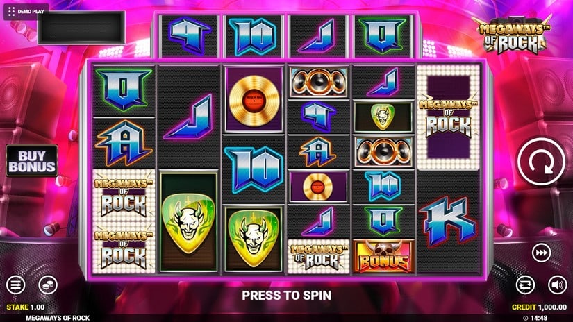 Megaways of Rock slot screen 1