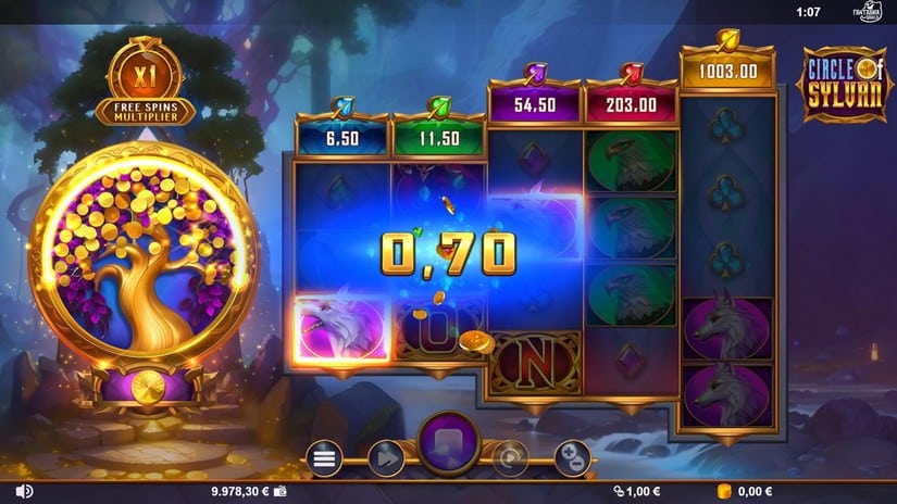 Circle of Sylvan slot screen 3