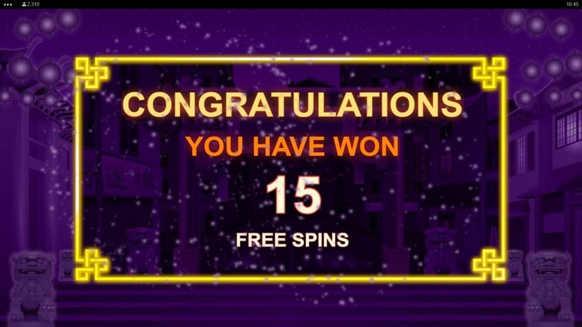 Dragon Dance slot screen 4