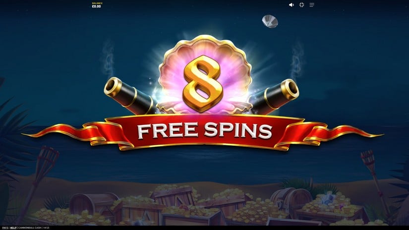 Cannonball Cash slot screen 3