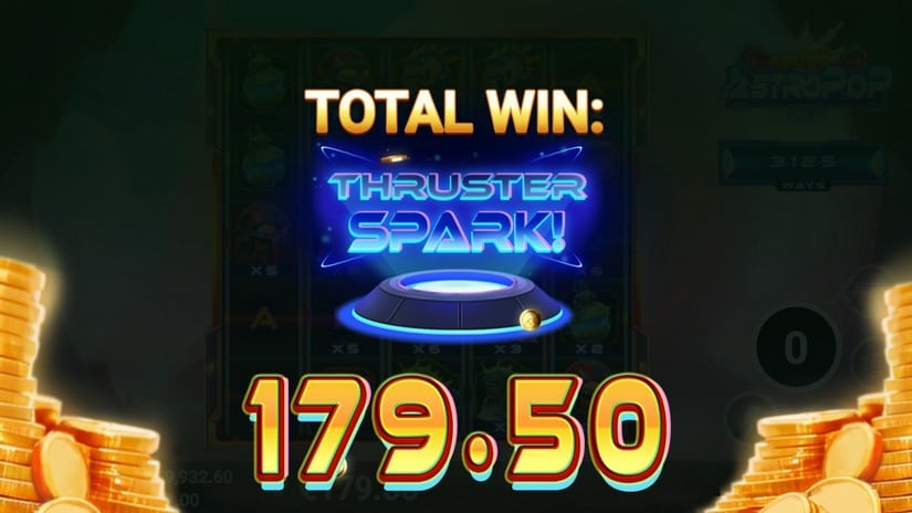 AstroPop slot screen 5