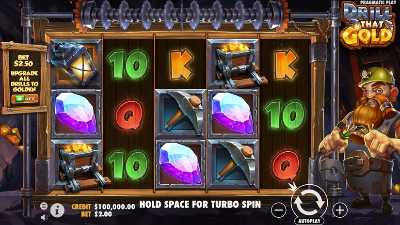 Drill that Gold slot screen 1