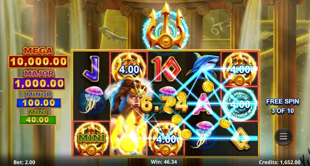 Amazing Link Poseidon slot demo