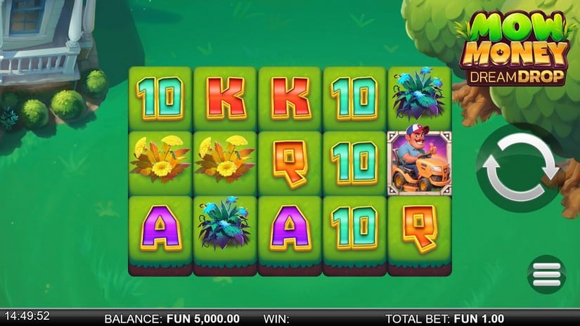 Mow Money Dream Drop slot screen 1