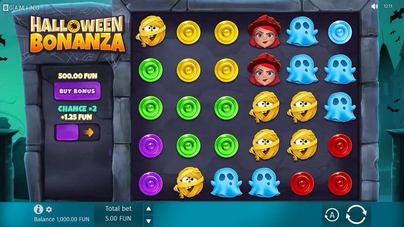 Halloween Bonanza slot screen 1