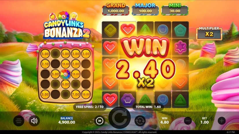 Candy Links Bonanza 2 slot screen 4
