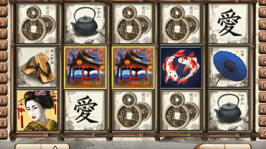 Geisha slot screen 4