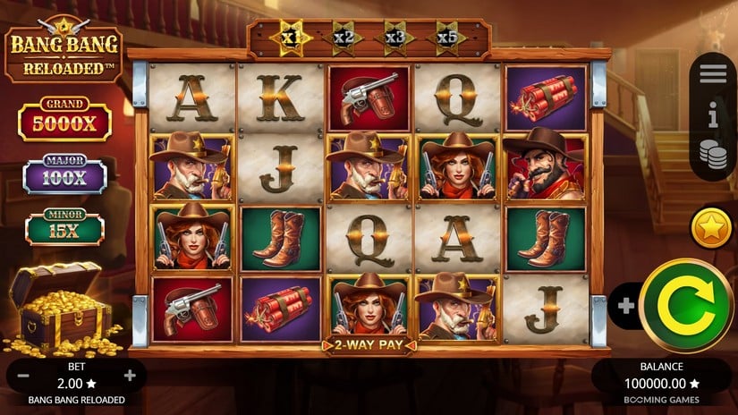 Bang Bang Reloaded slot screen 1