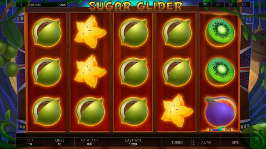 Sugar Glider slot screen 1