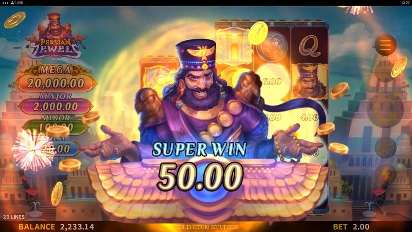 Persian Jewels slot screen 4