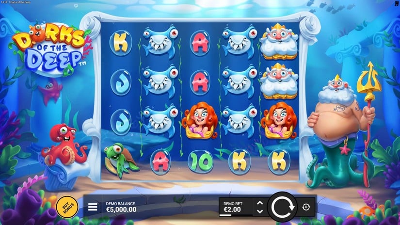 Dorks of the Deep slot screen 1