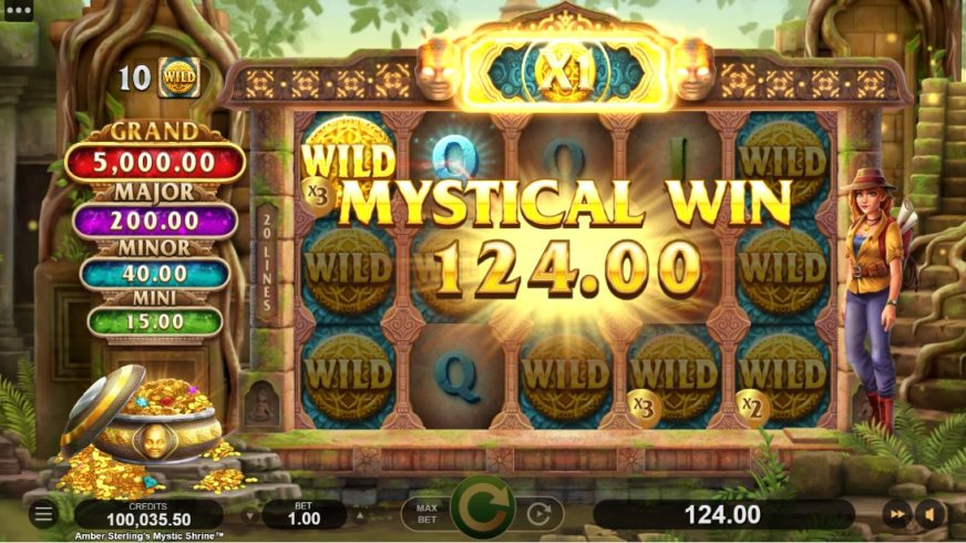 Amber Sterlings Mystic Shrine slot screen 6