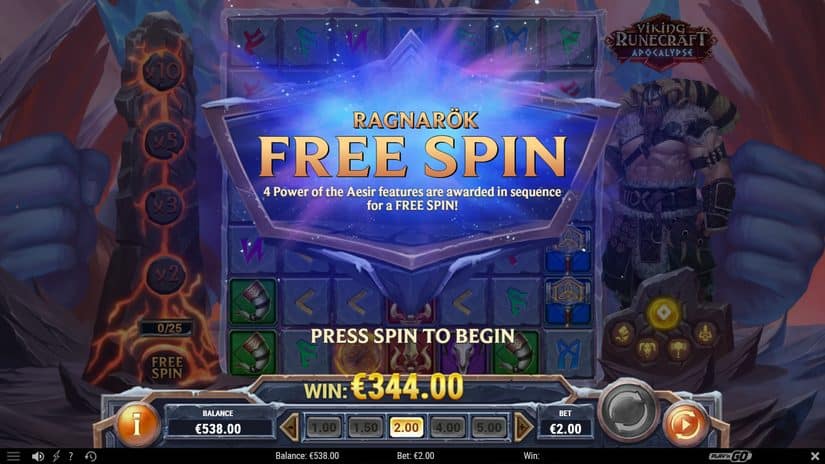 Viking Runecraft: Apocalypse slot screen 3