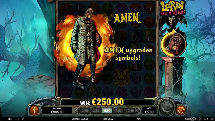 Lordi Reel Monsters slot screen 2