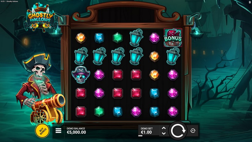 Ghostly Hallows slot screen 1