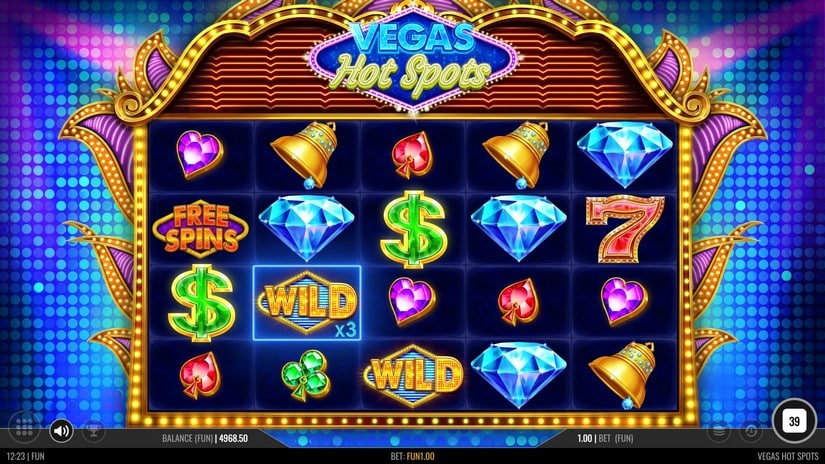 Vegas Hot Spots slot screen 5