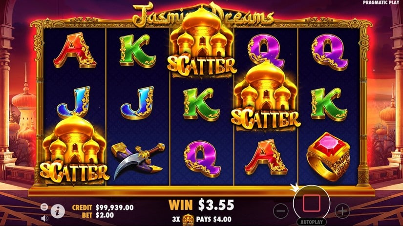 Jasmine Dreams slot screen 4