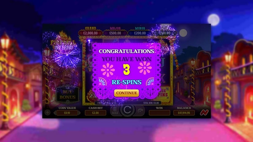 Fireball Inferno slot screen 5