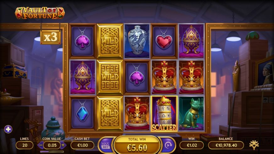 Vault of Fortune slot screen 2