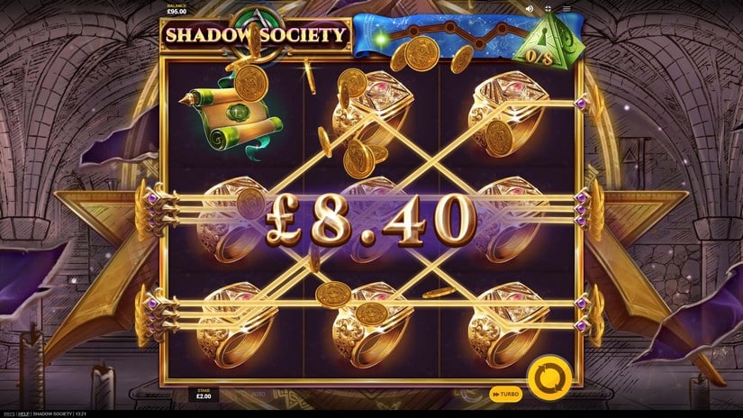 Shadow Society slot screen 5