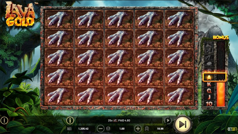 Lava Gold slot screen 4