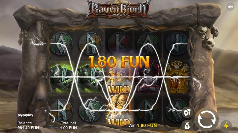 Raven Bjorn slot screen 2