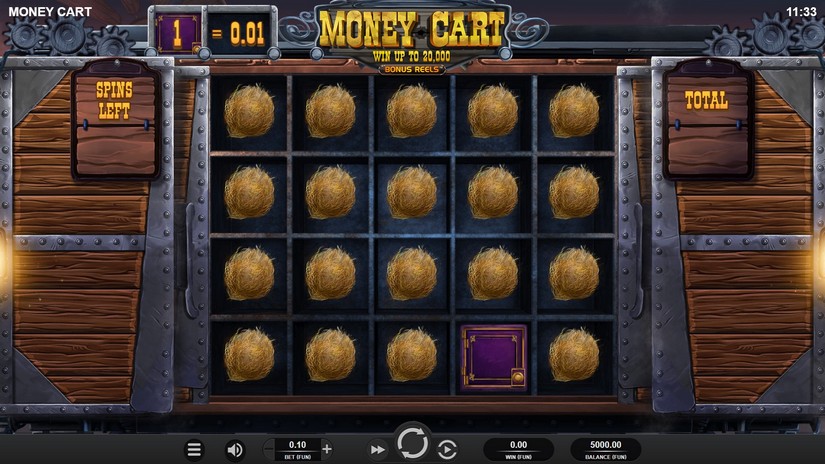 Money Cart Bonus Reels slot screen 1