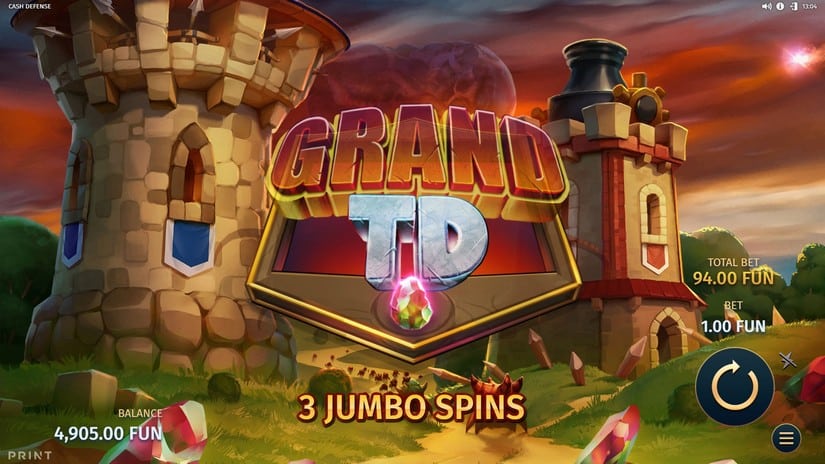 Cash Defense slot screen 3