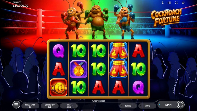 Cockroach Fortune slot screen 1