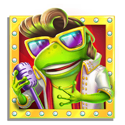 Wild Symbol of Elvis Frog in Vegas Slot