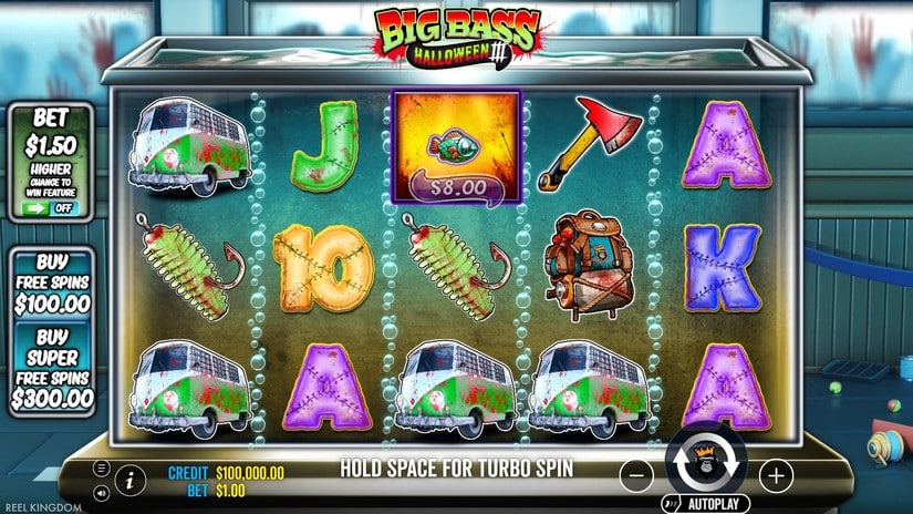 Big Bass Halloween 3 slot screen 1