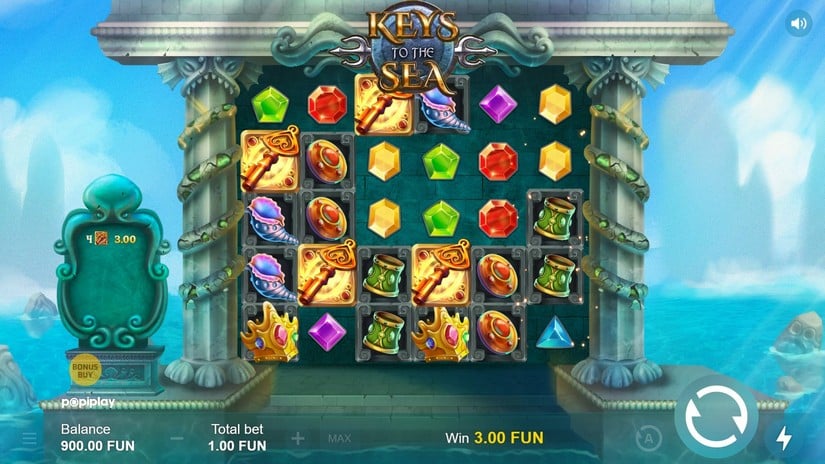 Keys to the Sea slot screen 2