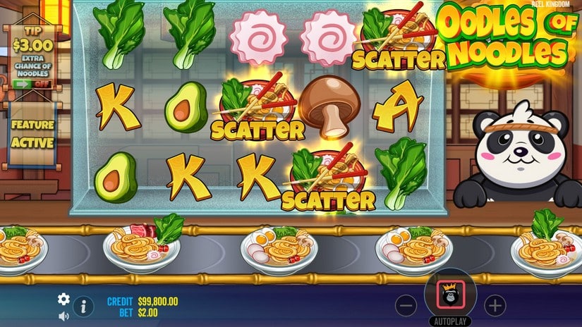 Oodles of Noodles slot screen 2