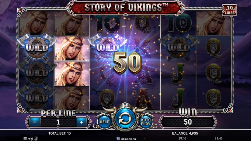 Story Of Vikings 10 Lines slot screen 4