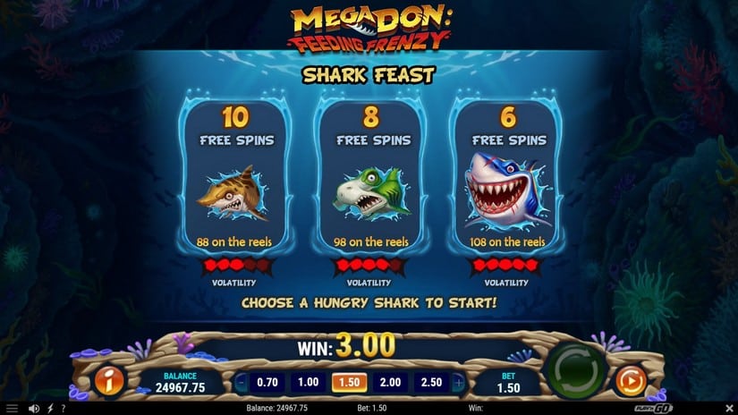 Mega Don Feeding Frenzy slot screen 5