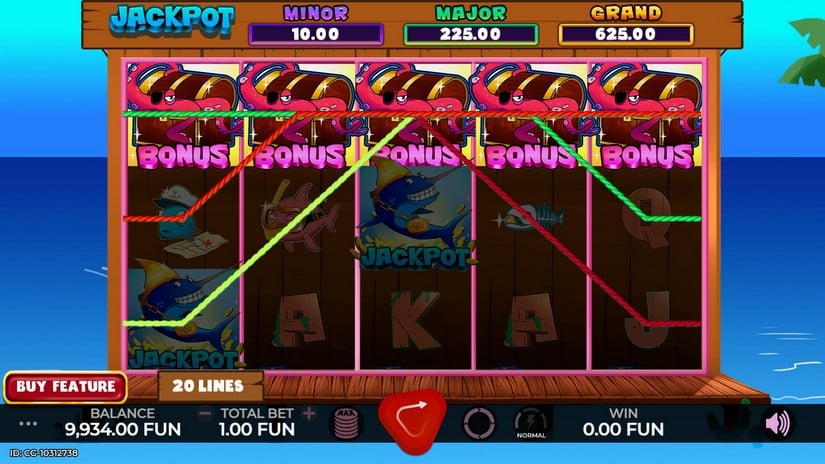 Fishing Season slot screen 2