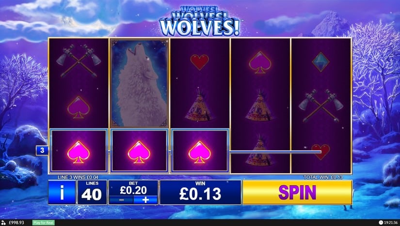 Wolves! Wolves! Wolves! slot screen 2