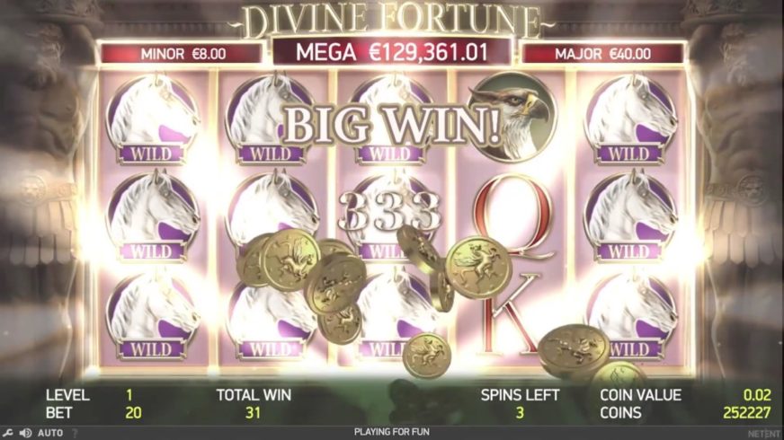 Divine Fortune slot screen 3