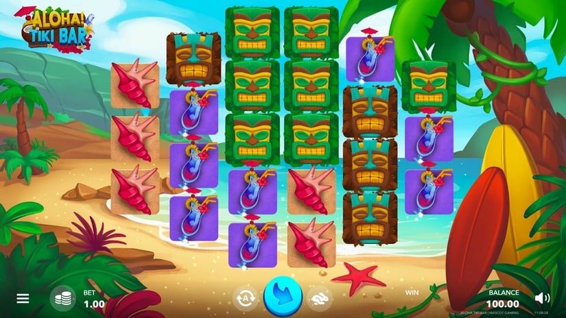 Aloha! Tiki Bar slot screen 1