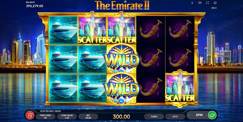 The Emirate 2 slot screen 4