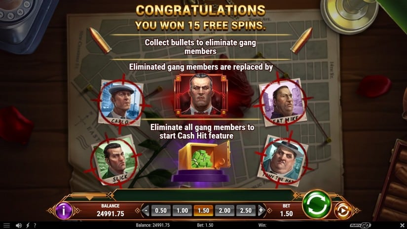 Mafia Gold slot screen 3