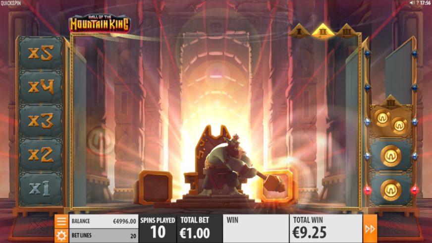 Hall of the Mountain King slot screen 6