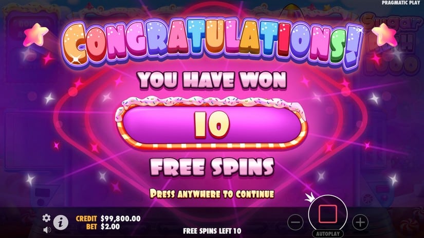 Sugar Rush 1000 slot screen 3