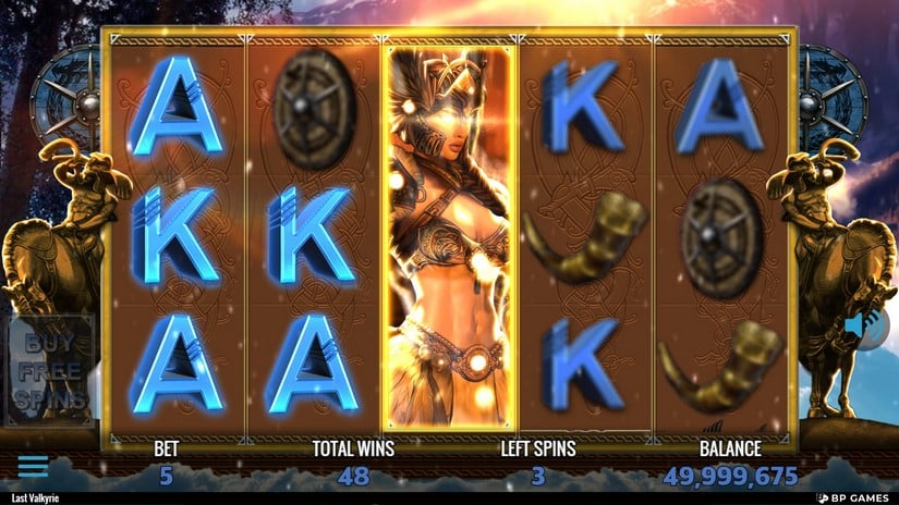 Last Valkyrie slot screen 5