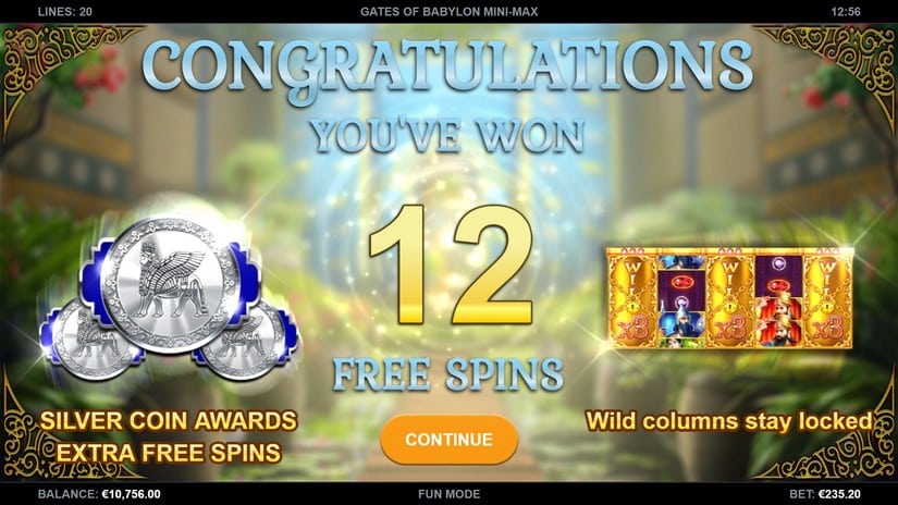 Gates of Babylon Mini-Max slot screen 3