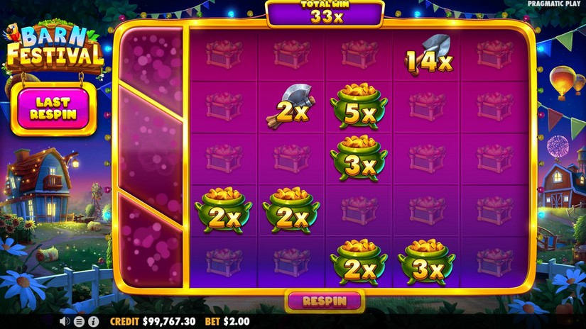 Barn Festival slot screen 5