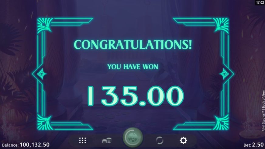 Book of Atem slot screen 5