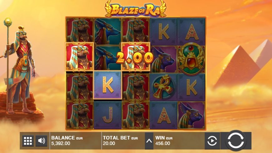 Blaze Of Ra slot screen 3