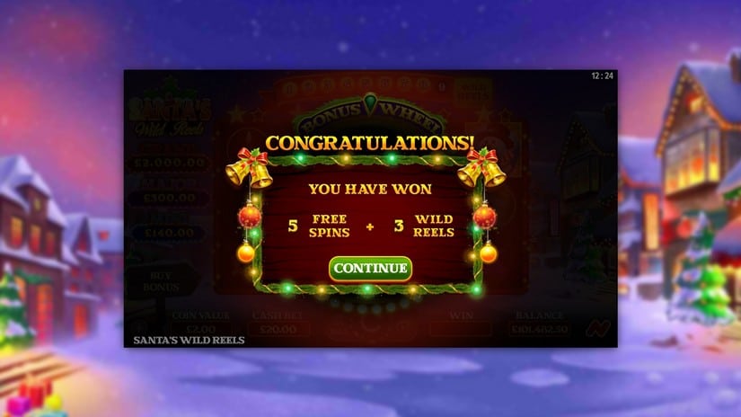 Santa’s Wild Reels slot screen 3