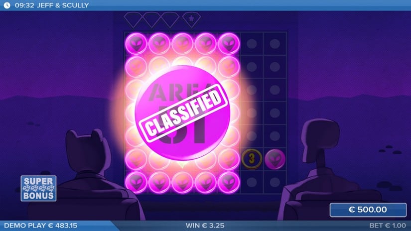 Jeff & Scully slot screen 3